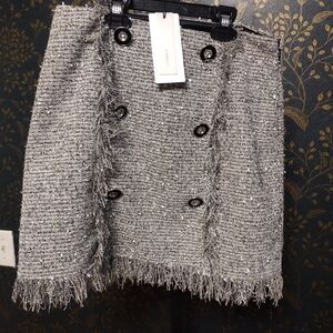 NEW A Loves A Metallic Tween Mini Skirt